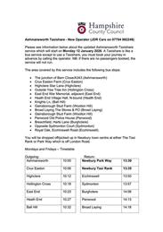 Taxi Share Service- update